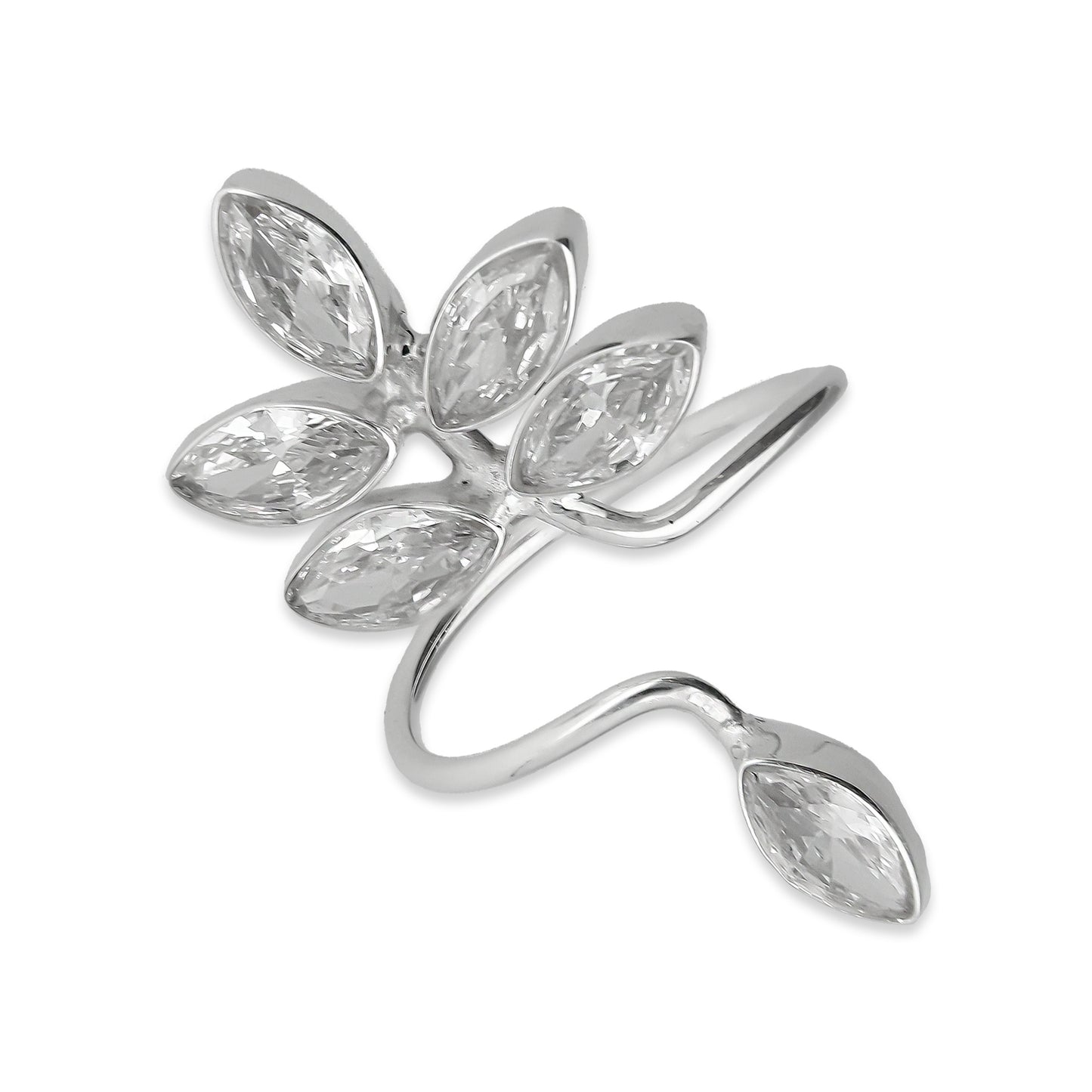 LPAD019 Anillo Para Dama Mod. Guía Semilla Ajustable Plata.925 Taxco 913903101