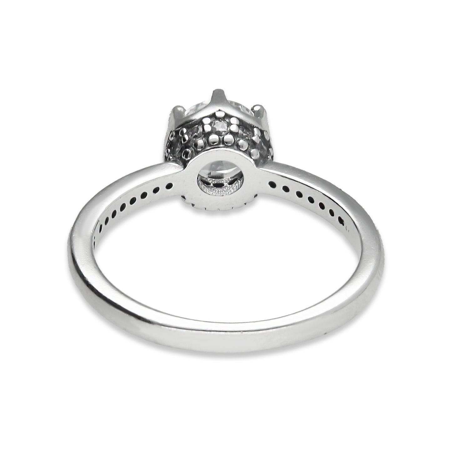 LPAD099 Anillo Pand Corona Torre Plata .925 Taxco Gro