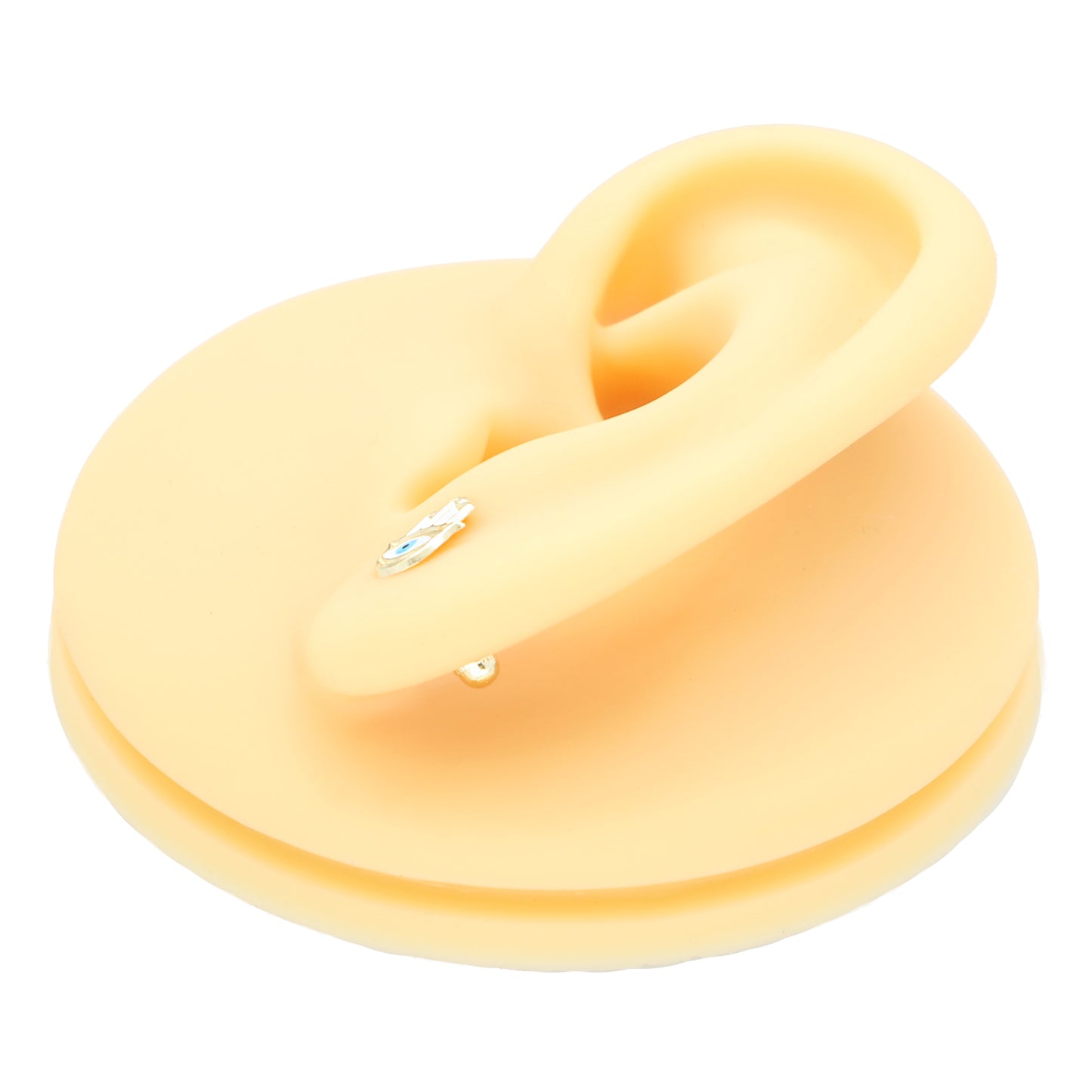 LPAUBR066 Aretes Broquel Oro 10K Niñas o Mujer Mano Fatima 659 1891221781