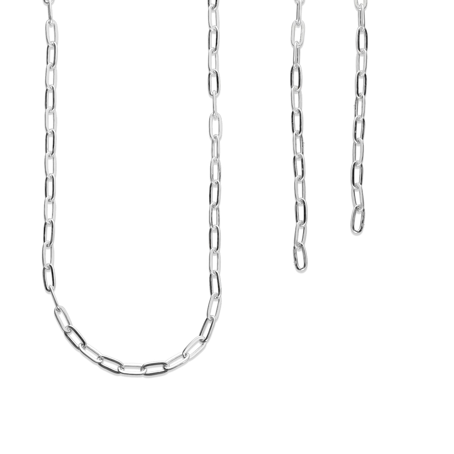 LPCAD004 Cadena x metro Rec Inglés 2 mm Para Armar Plata .925 2036277703