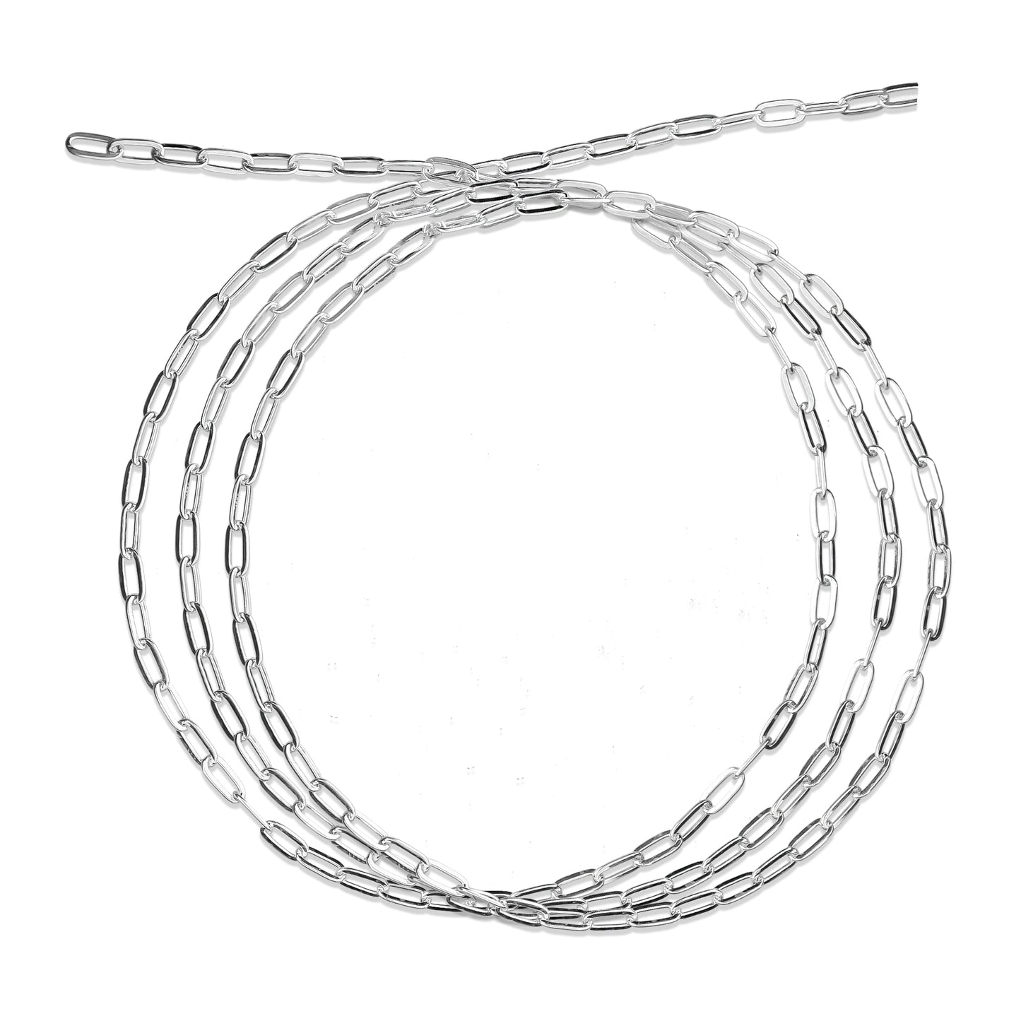 LPCAD004 Cadena x metro Rec Inglés 2 mm Para Armar Plata .925 2036277703