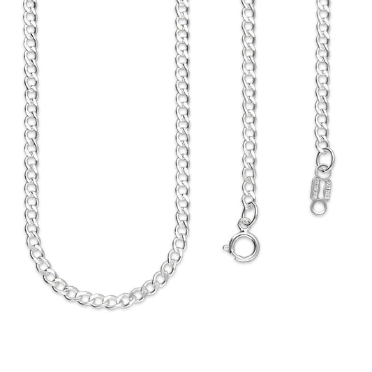 LPCU068-50 Cadena Figaro 1x0 de 3 mm x 50 cm Plata .925 3990854770