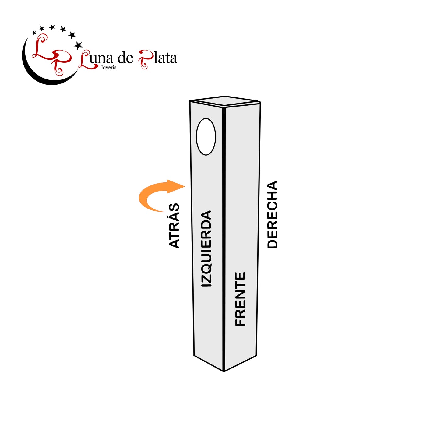 LPCUAC006 Dije Barra Grabado Personalizado Plateado Acero Inox Premium 3500408474