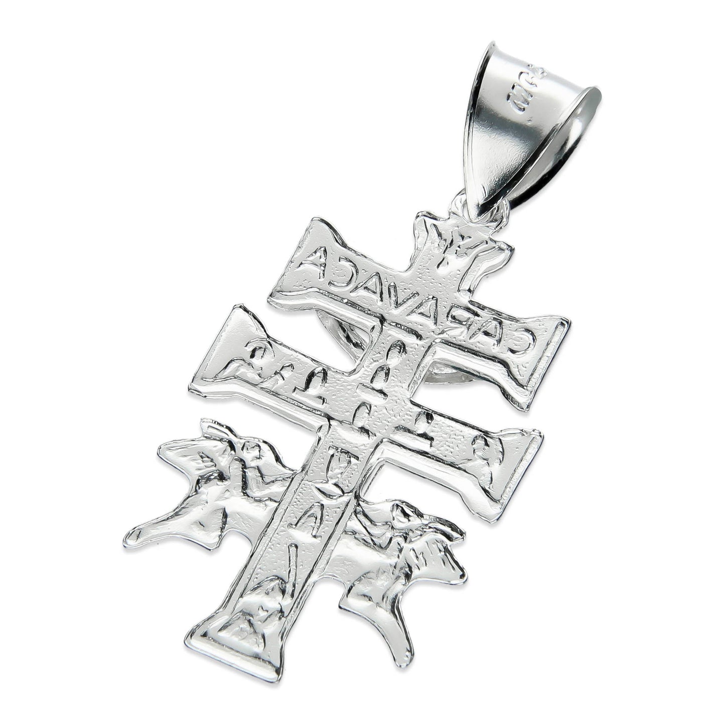 LPDJ058 Dije Cruz De Caravaca Slim En Plata .925 Taxco Gro 844769745