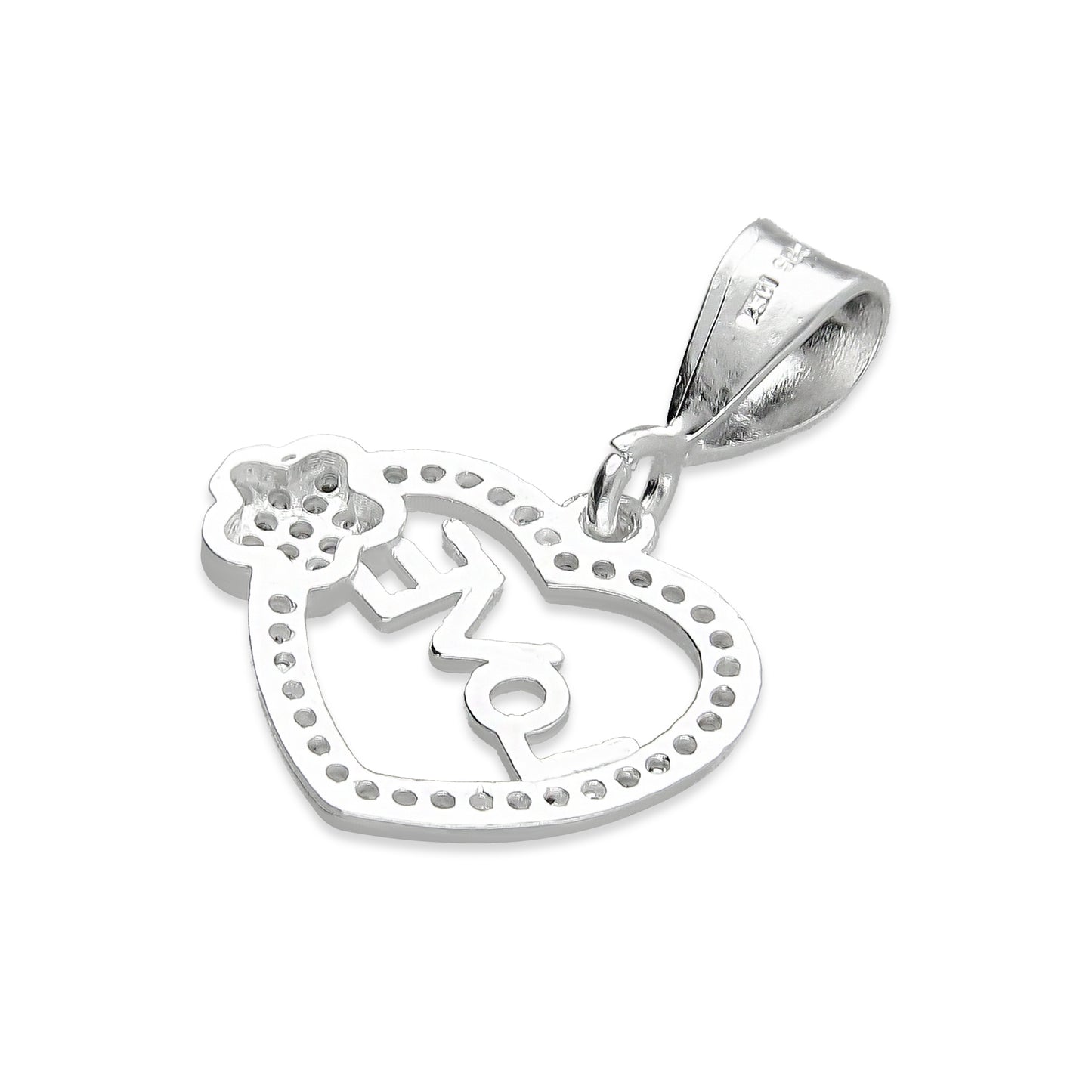 LPDJ087 Dije Corazón Love F + Regalo Plata .925 Taxco Gro 1380483222