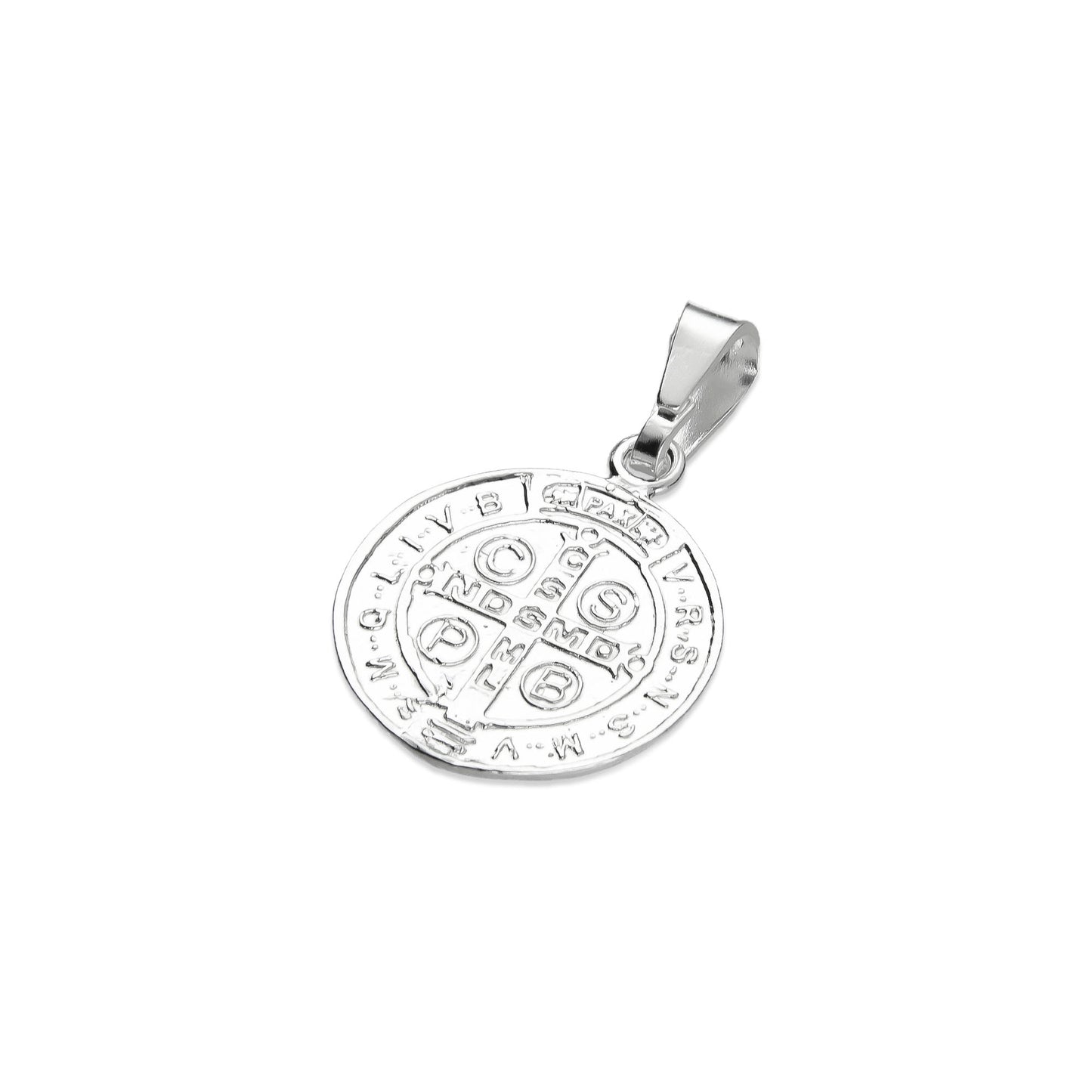 LPDJ222 Medalla San Benito 1.5 x 2.3 cm + Regalo Plata .925 Taxco Gro 2945943674