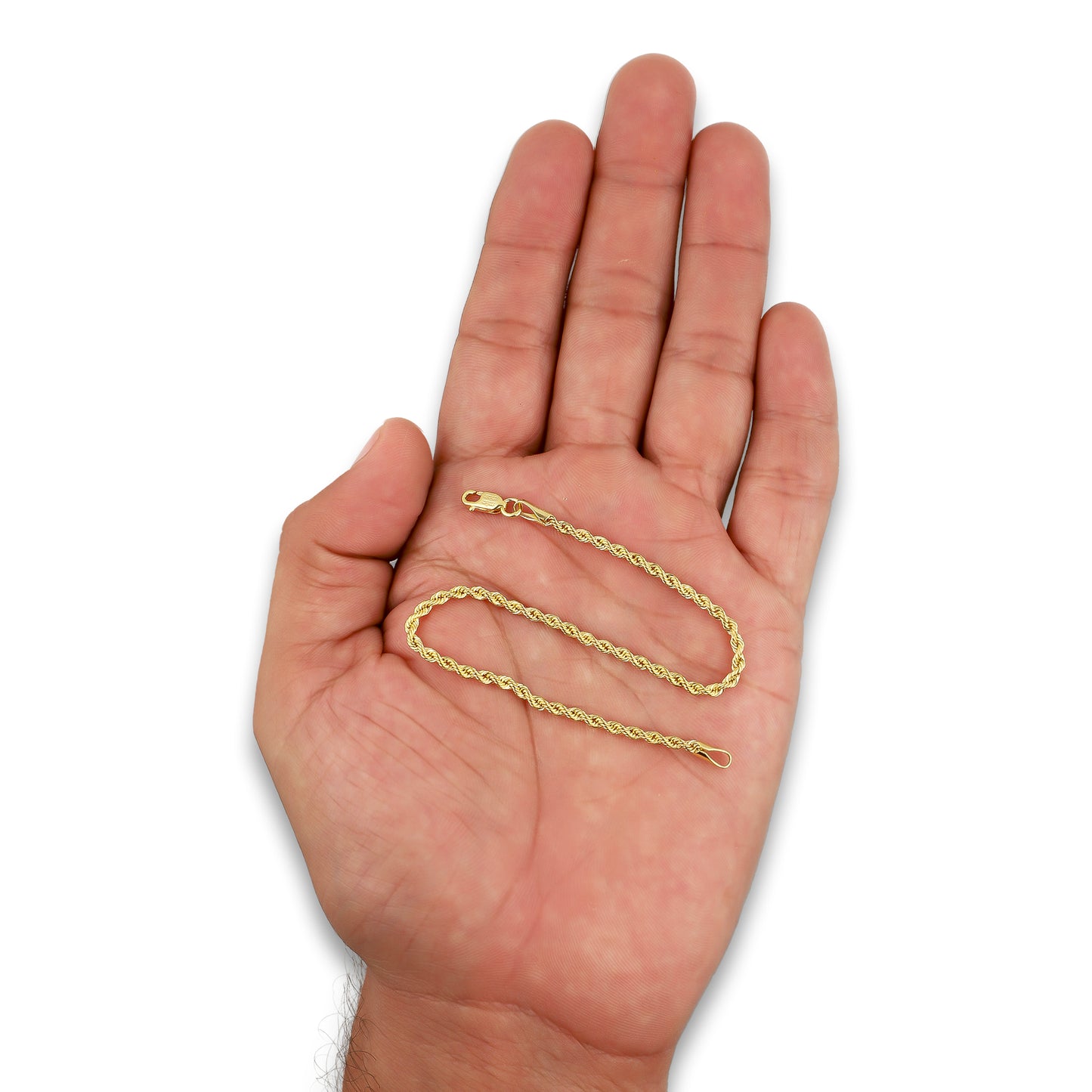 LPEPD006 Pulsera para Dama Oro Sólido 10K Mod Torsal Lisa Súper Ligera 2 mm x 18 cm 4287483716