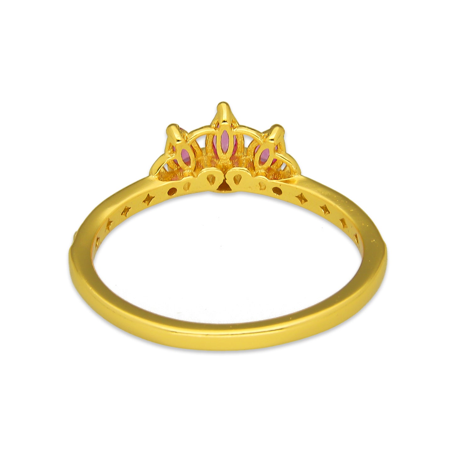 TMPAD003 Anillo Pand Princesas Rapunzel en Plata Fina .925