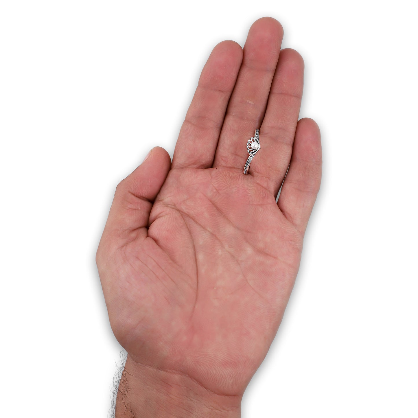 TMPAD004 Anillo Pand Princesas Sirenita en Plata Fina .925