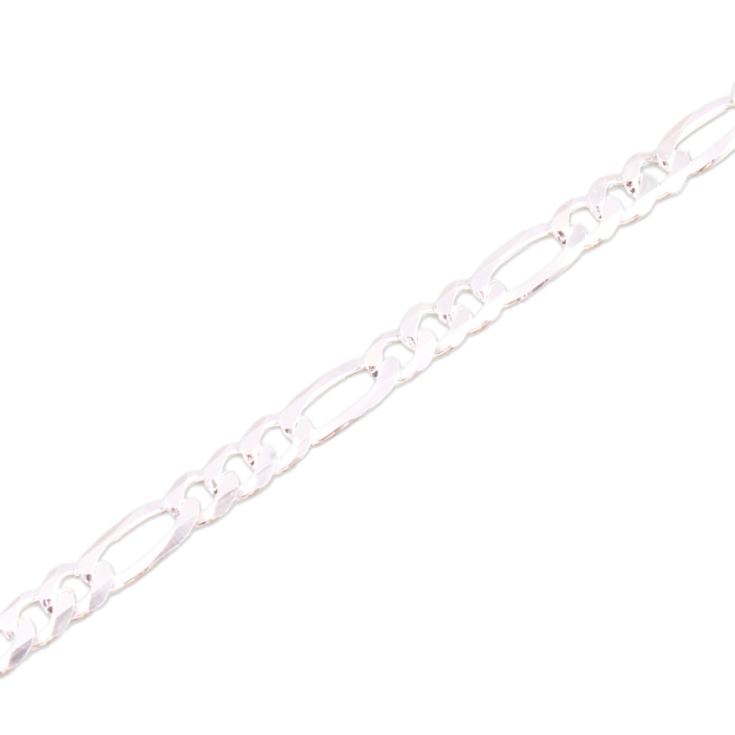 LPPC063 Pulsera Figaro 3x1 de 4 mm x 19 cm en Plata Ley .925 1509438951