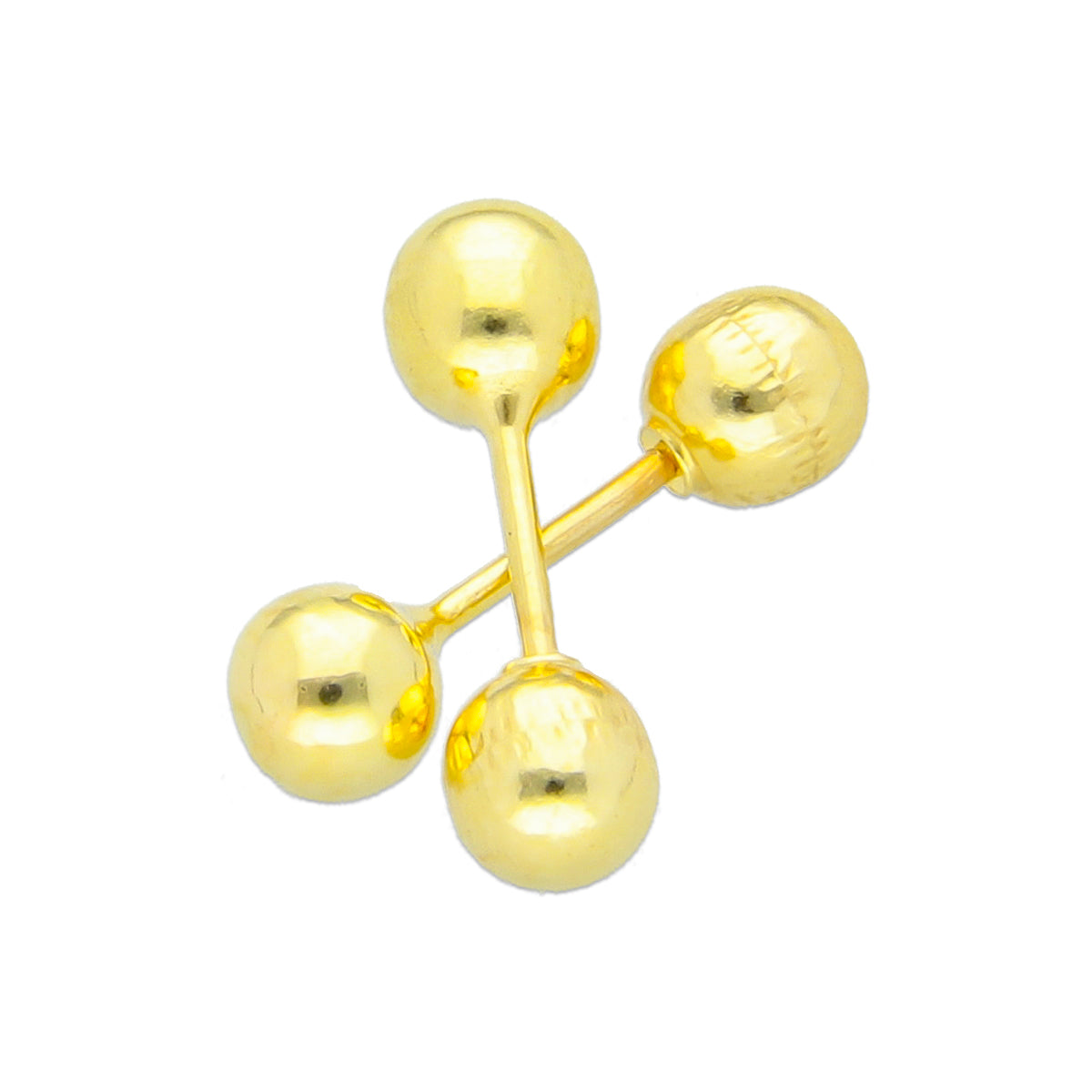 LPAUBR004 Aretes Broquel de Oro 10K Bebé o Mujer Dormilona 0 152 1831940004