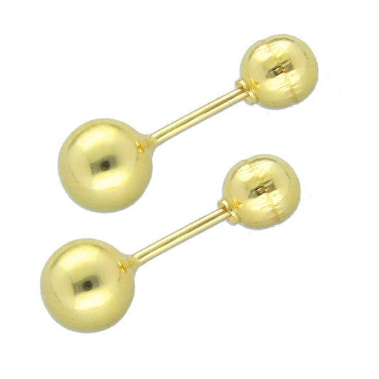 LPAUBR005 Aretes Broquel de Oro 10K Bebé o Mujer Dormilona 1 153 1831909778