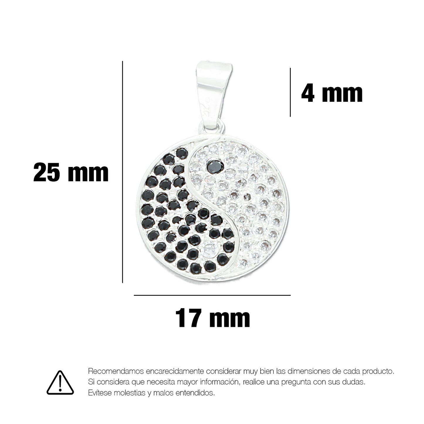 LPDJ084 Dije Yin Yang Bling + Regalo Plata .925 Taxco Gro 1368968264