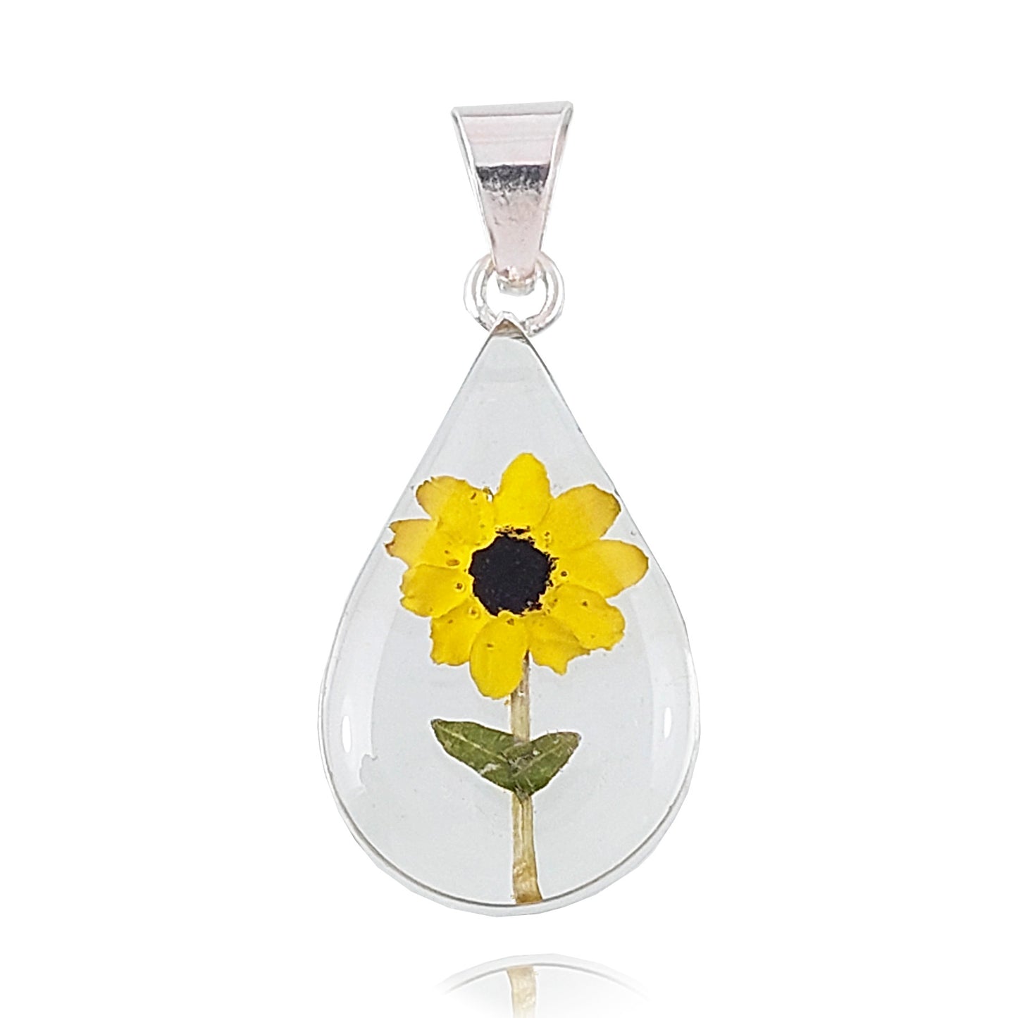 LPDJ144 Dije Gota Girasol en Plata Ley .925 1591104821