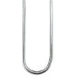 TMPCU001 Cadena Cola de Rata Pavonada 5 mm x 60 cm en Plata Fina .925