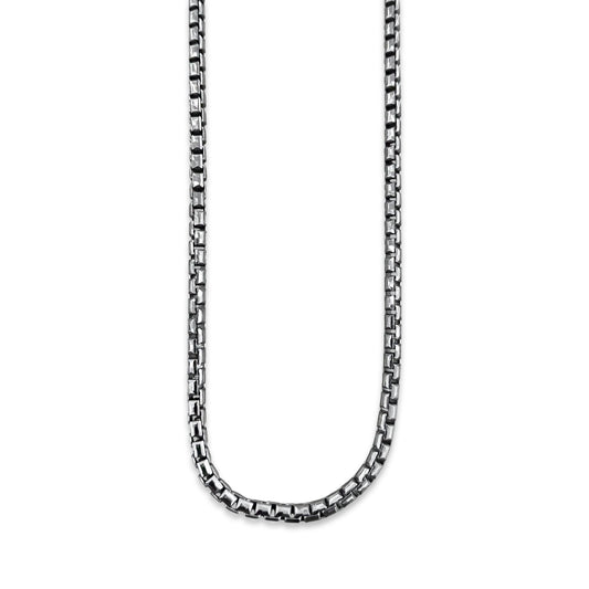 TMPCU003 Cadena Veneciana Pavonada 4 mm x 55 cm en Plata Fina .925