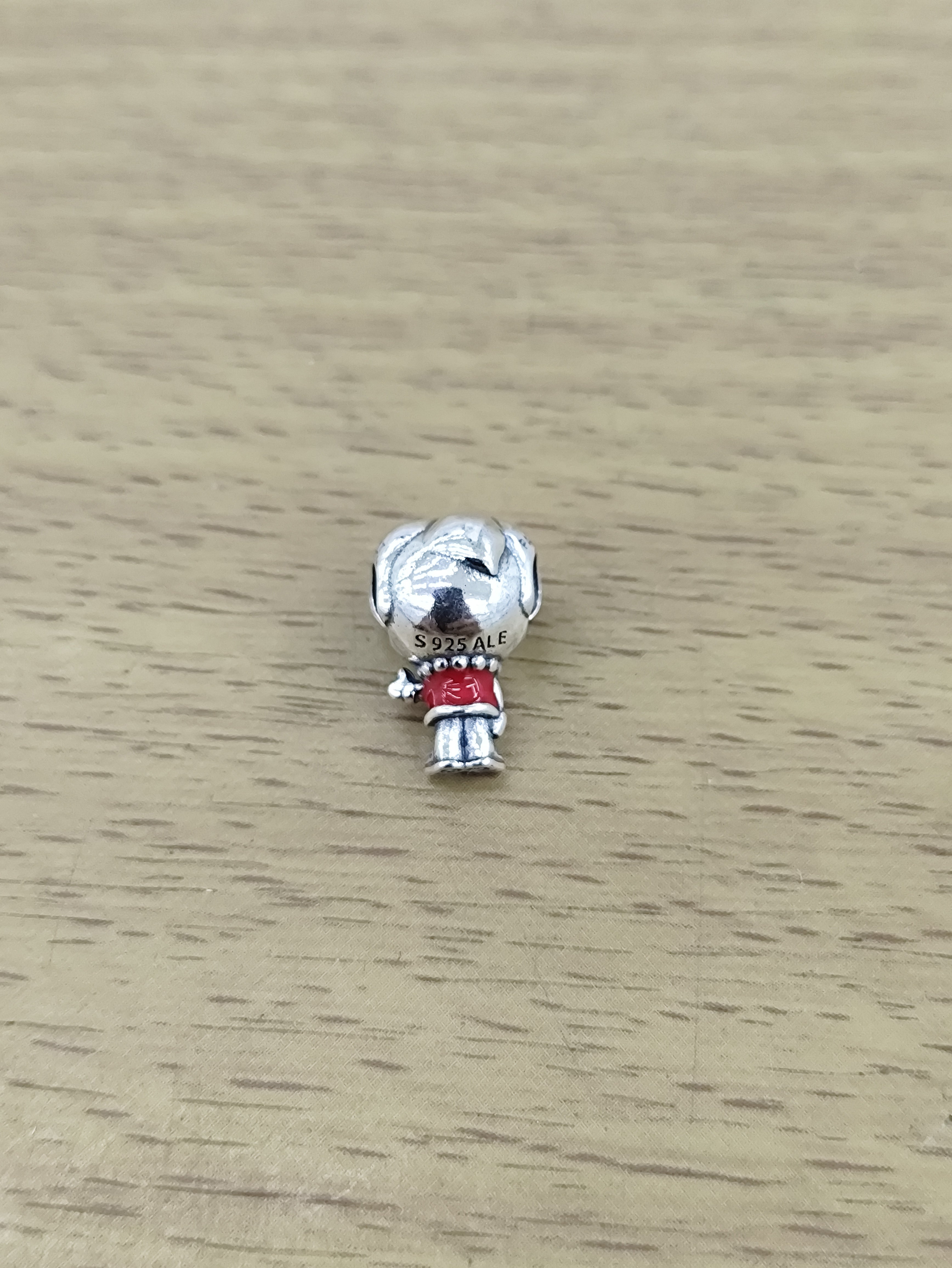 TMPCH047 Dije Charm Pand Harry Potter Ron Weasley en Plata Fina .925