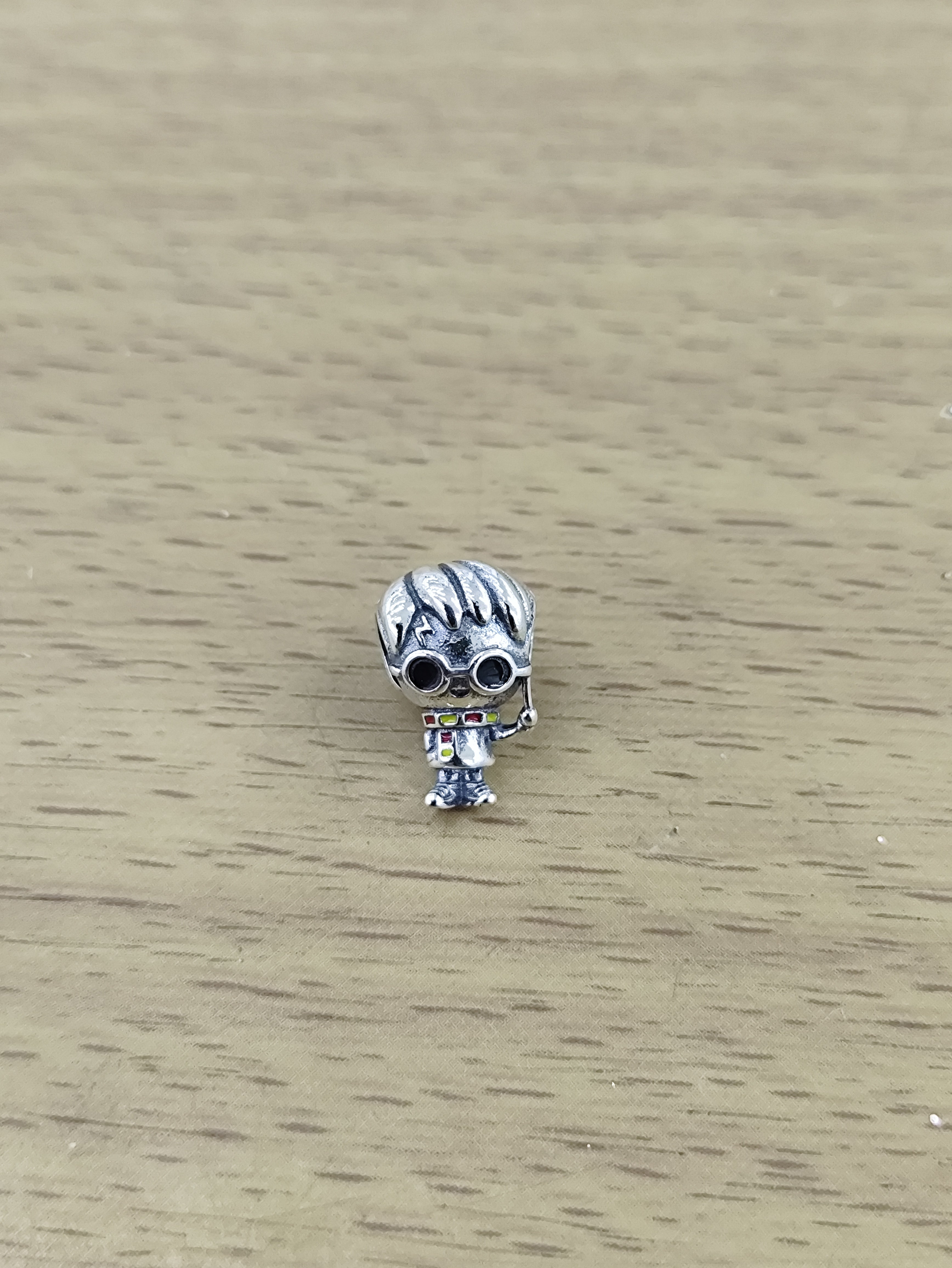TMPCH052 Dije Charm Pand Harry Potter en Plata Fina .925