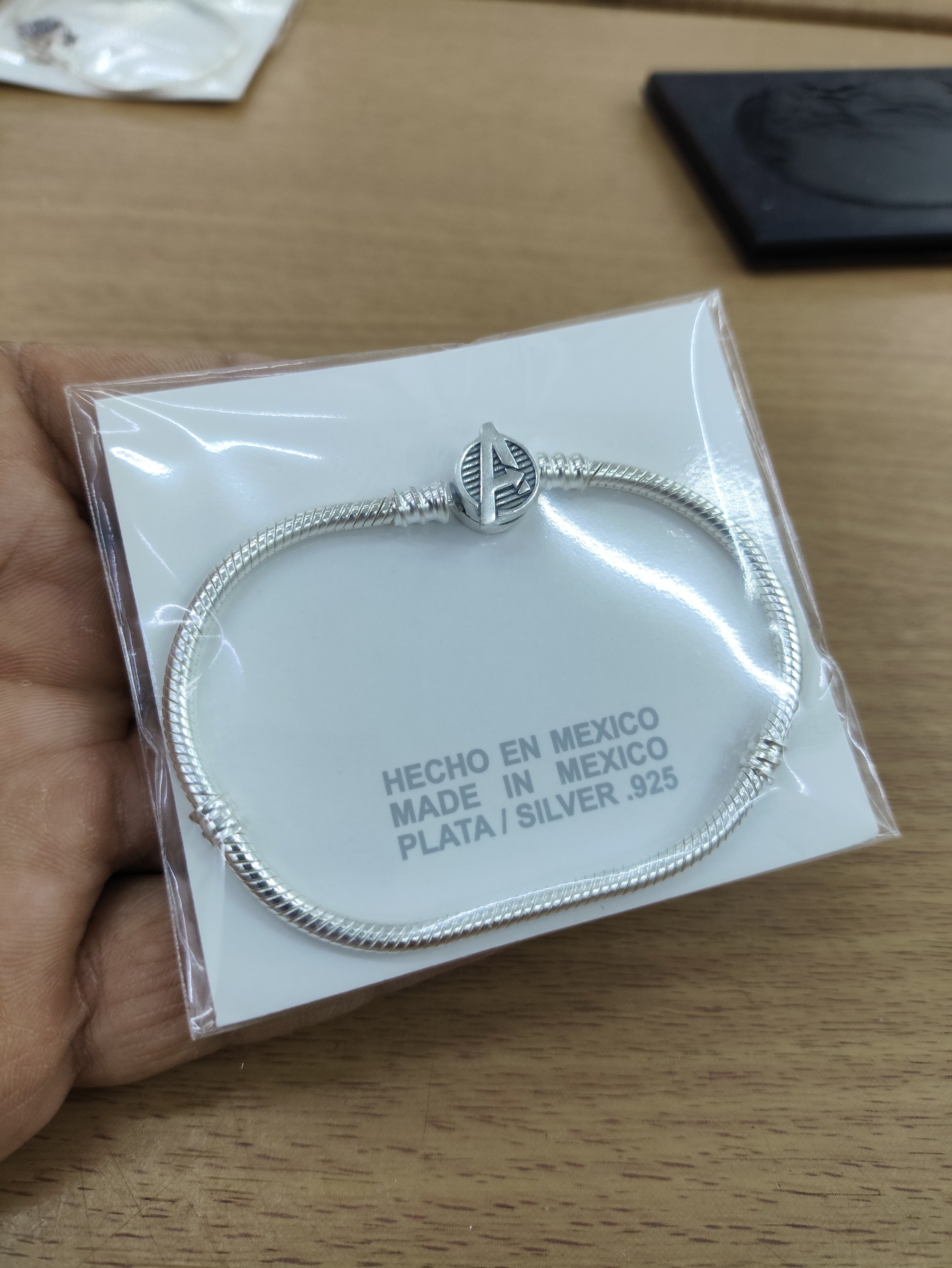 TMPPD023-17 Pulsera Dama Pand Avengers 17 cm en Plata Fina .925