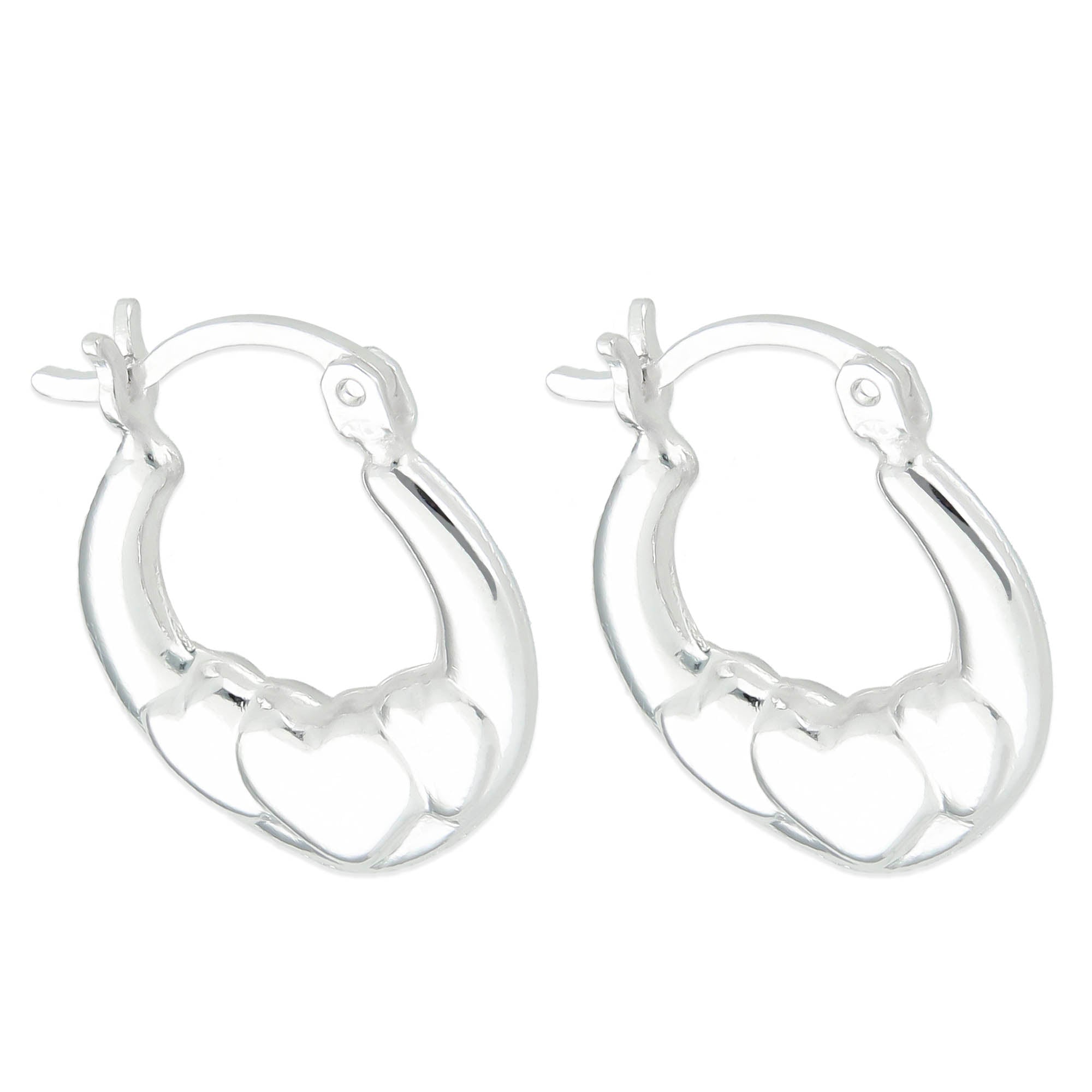 LPA3D005 Arracada 3d Modelo Heart 791489111