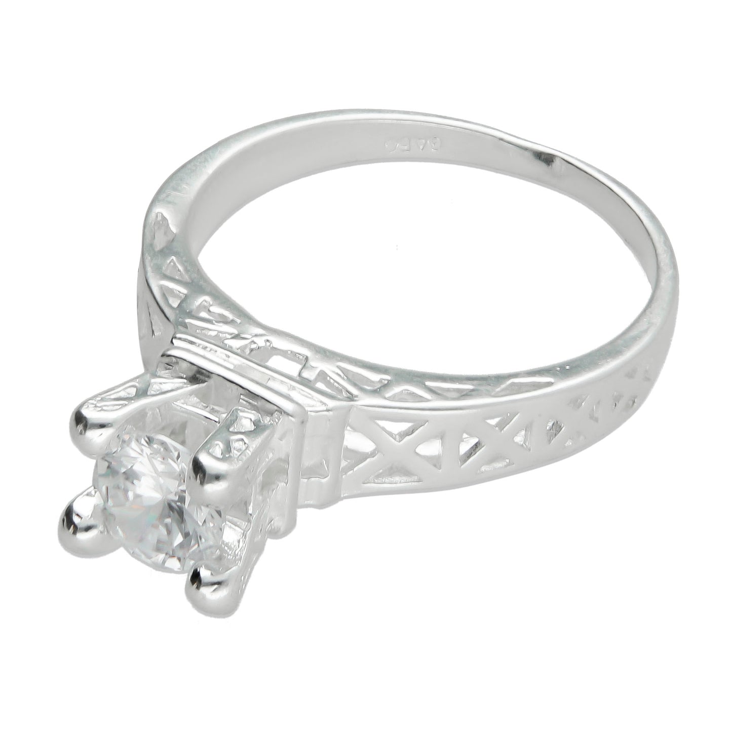 LPAD004 Anillo Para Dama Mod. Solitario Eiffel 862821552