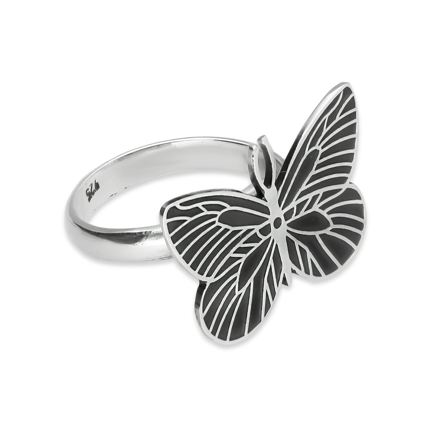 LPAD028 Anillo Plata Mod Mariposa Vec .925 Taxco 952458681