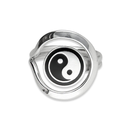 LPAD042 Anillo Yin Yang Lazo Plata .925 Taxco Gro 1352118591