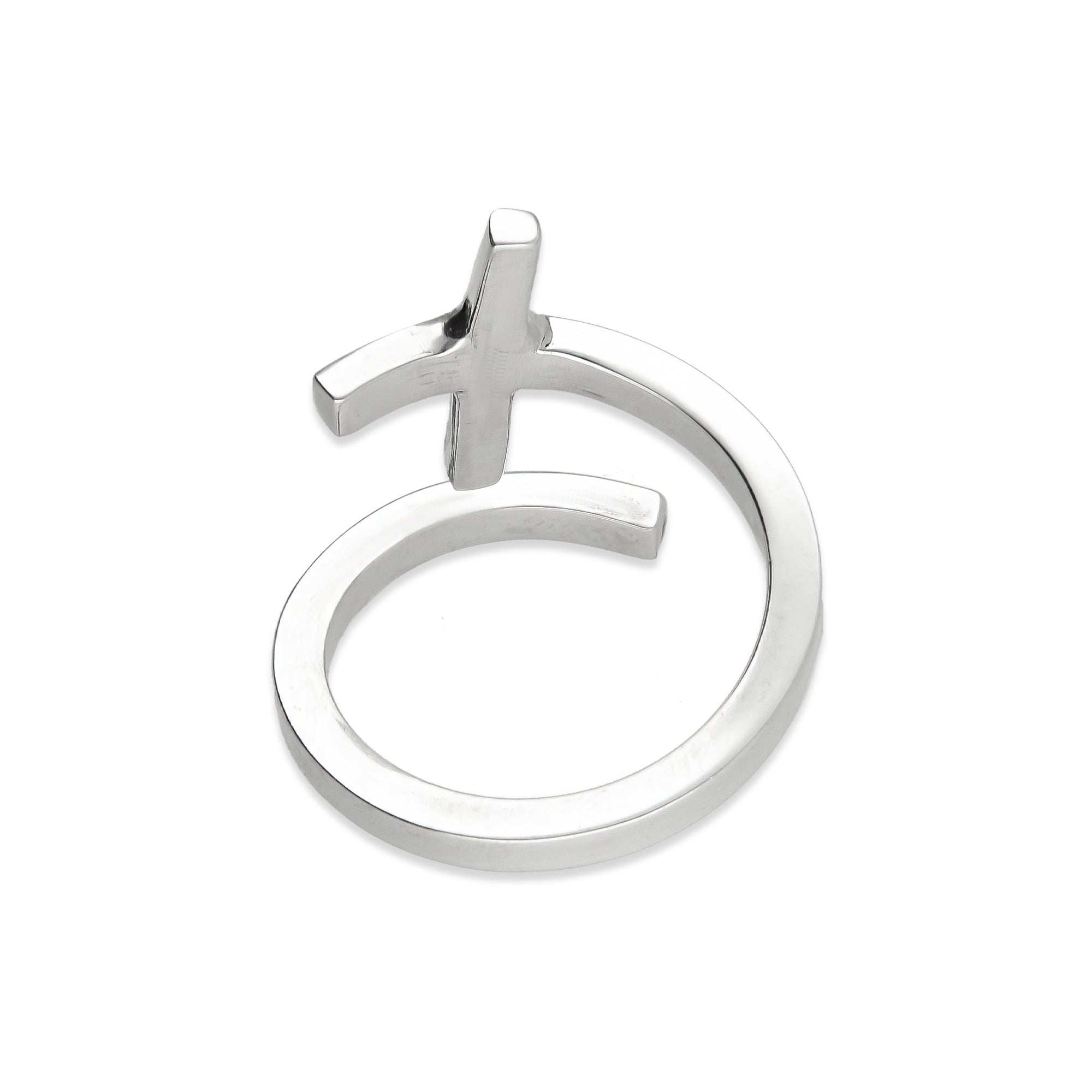 LPAD076 Anillo Modelo Cruz Around Plata .925 Taxco Gro 2098767275