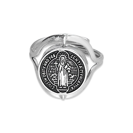 LPAD079 Anillo Modelo San Benito Soga Giratorio Plata .925 Taxco Gro 2098796911