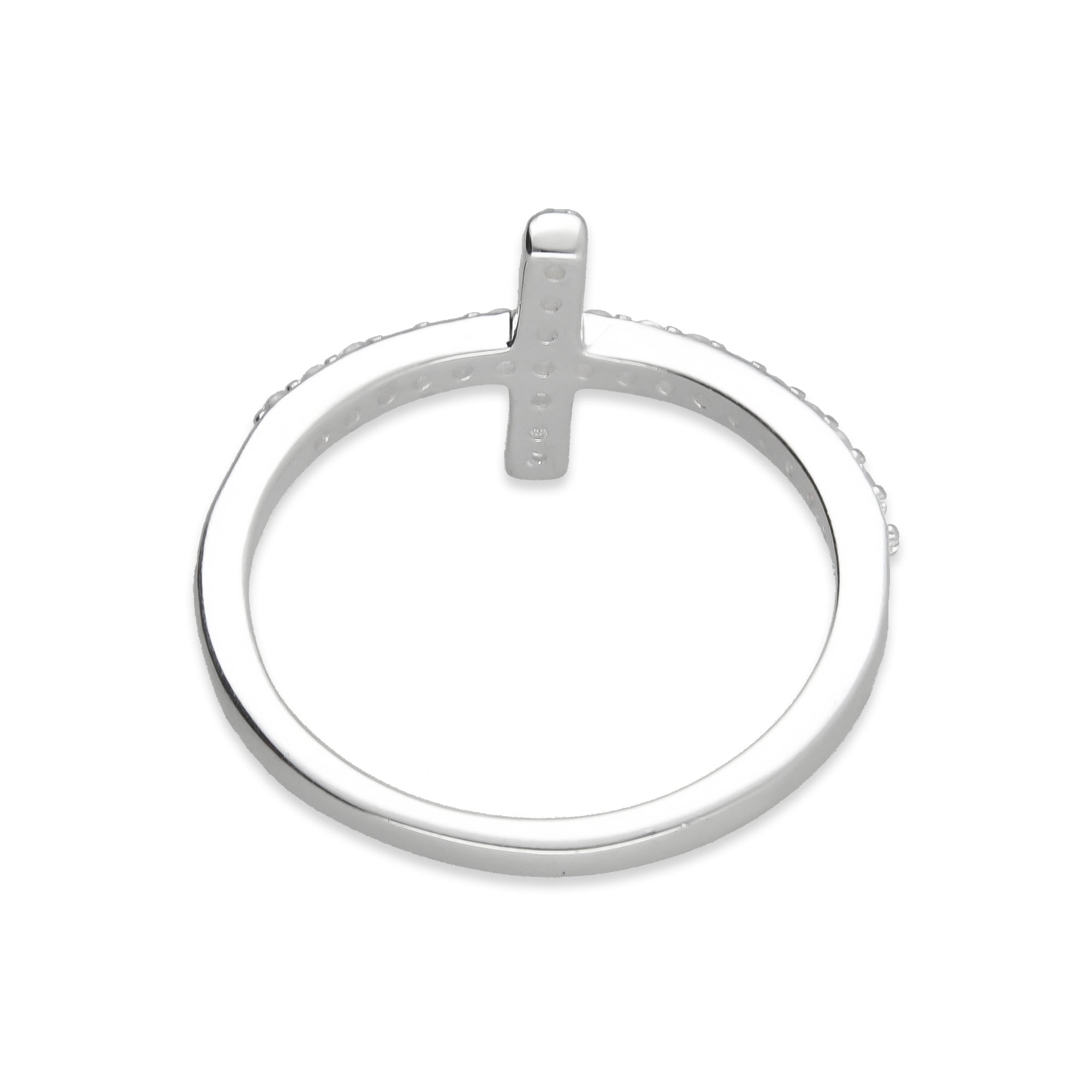 LPAD093 Anillo Modelo Cruz Pavé Plata .925 Taxco Gro 3300039130