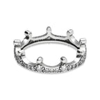 LPAD097 Anillo Pand Corona Pavé Plata .925 Taxco Gro