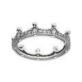LPAD097 Anillo Pand Corona Pavé Plata .925 Taxco Gro