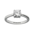 LPAD101 Anillo Pand Solitario 4U Blanco Plata .925 Taxco Gro