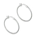 LPADI005 Arracada Diamantada 3.3 Cm De Diámetro 733218306