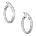 LPADI042 Arracada Diamantada Espiral 1.7 cm Tubo 2 mm en Plata .925 5576420878
