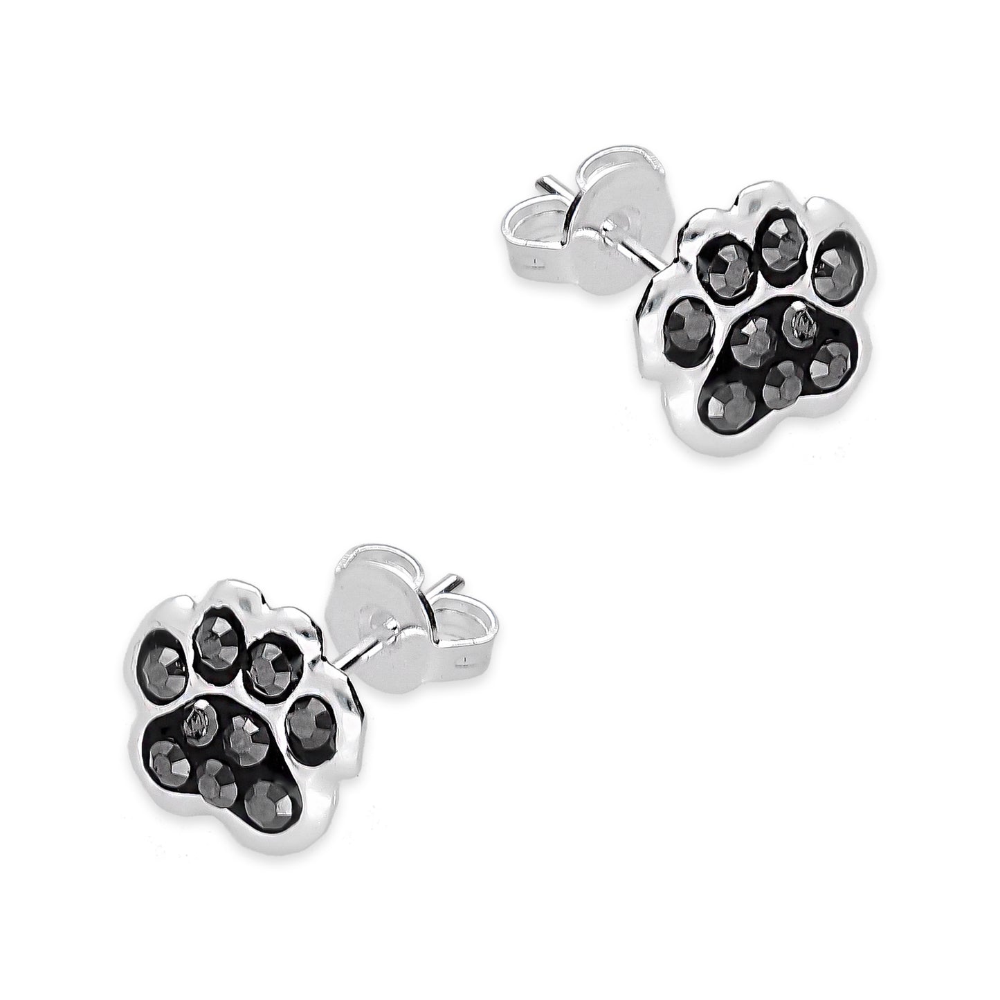 LPADJ008 Set De Aretes Y Dije Mod Perrito Huellas Plata .925 Taxco MLM894233093