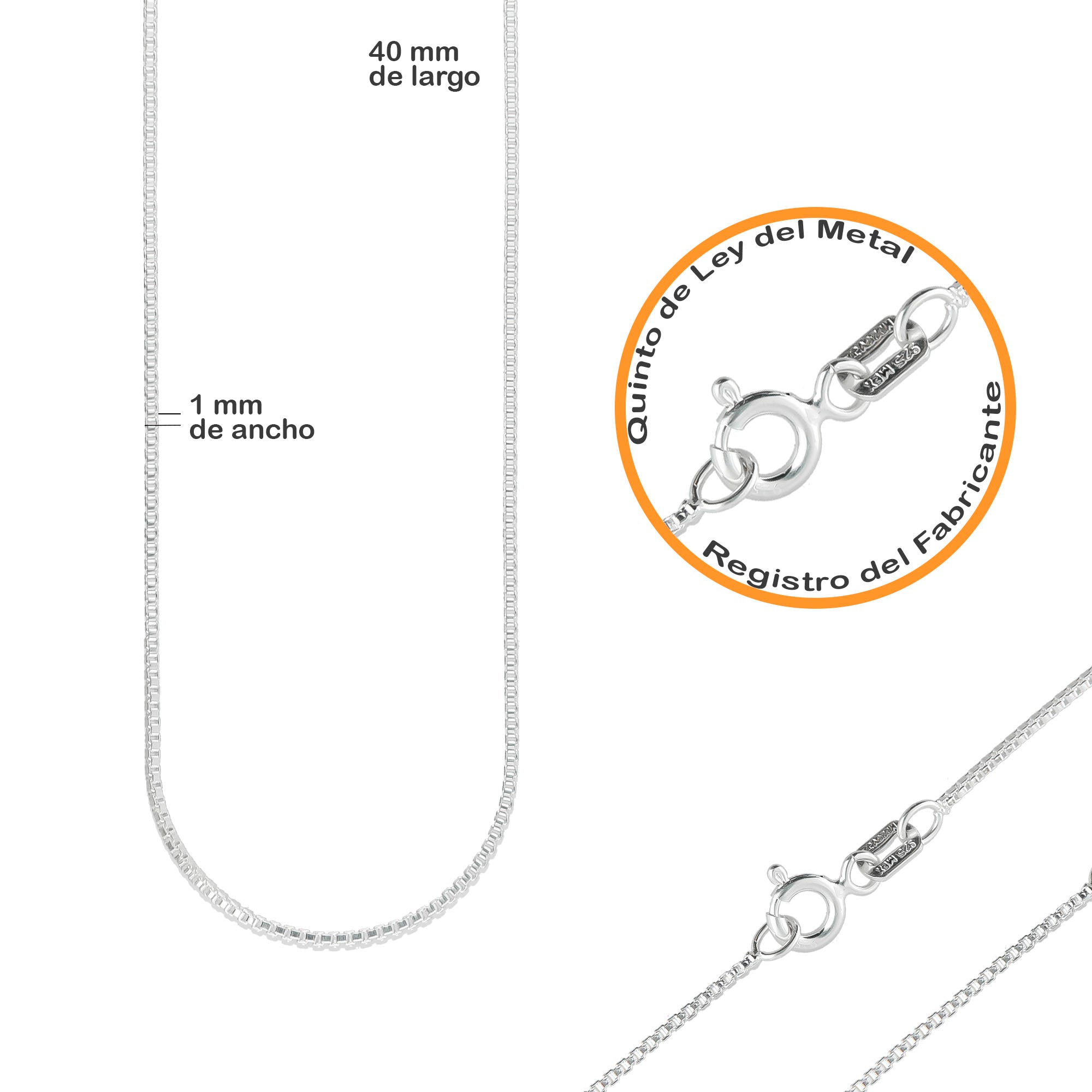 LPADJ018 Set Aretes + Dije + Cadena Disco CN OB en Plata Ley .925 2747077550