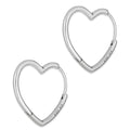 LPAL044 Arracada Lisa Articulada Corazón Loved 2.8 cm x 2.8 cm Plata .925 3581902348