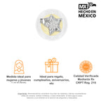 LPAP028 Arete Broquel Mini Perlas Luna y Estrella Plata Ley .925 Taxco 1353256385