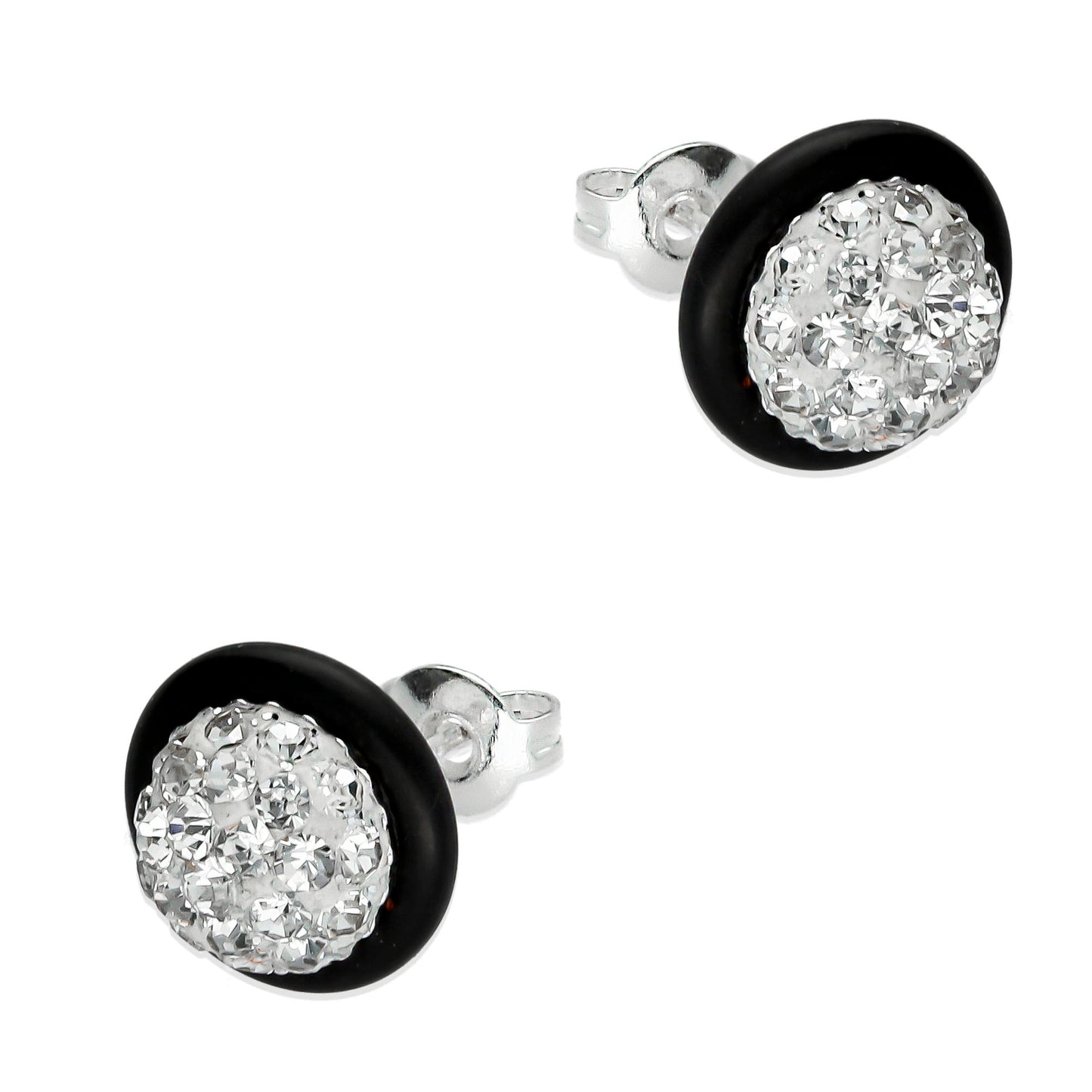 LPAP055 Arete Broquel Media Esfera Banda Gd en Plata. 925 Taxco 1972408189