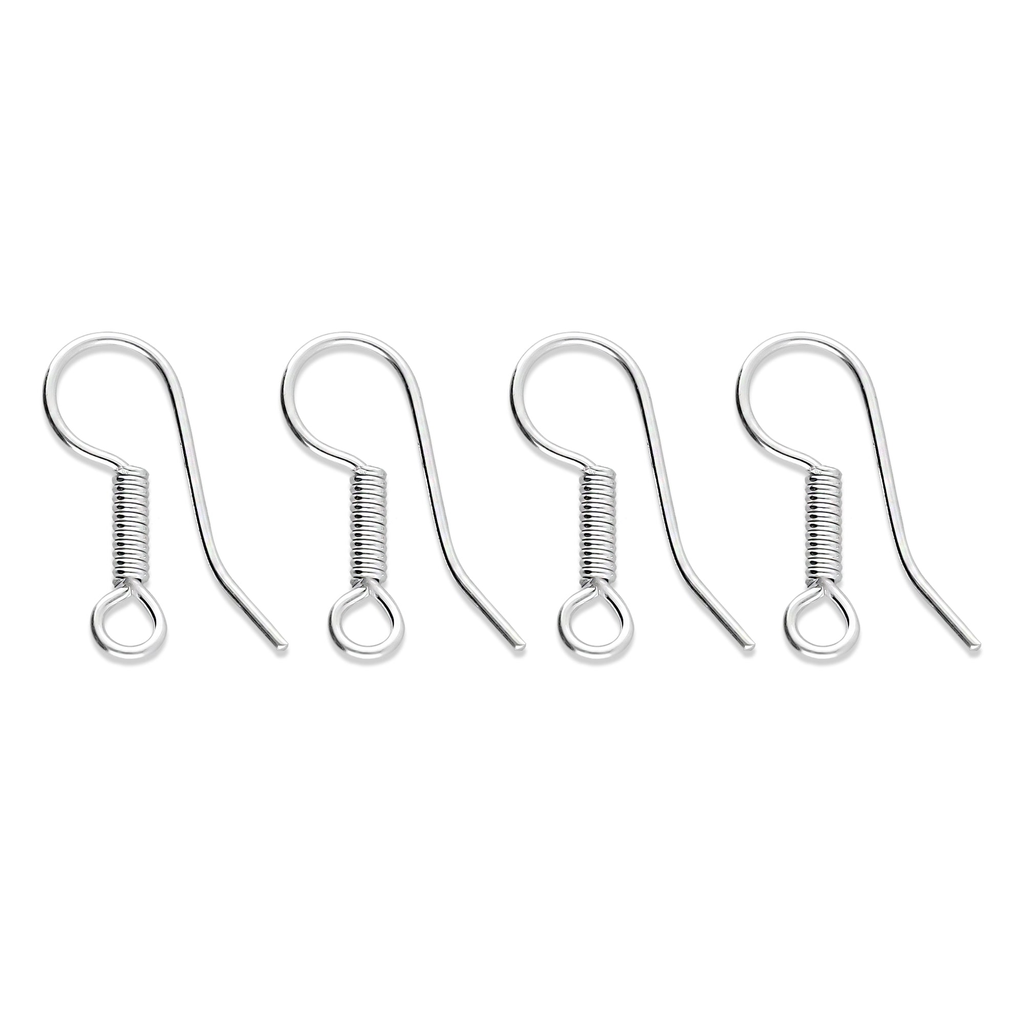 LPAR007 Arillo Espiral Gd Para Armar - 2 Pares de Plata .925 2945973594