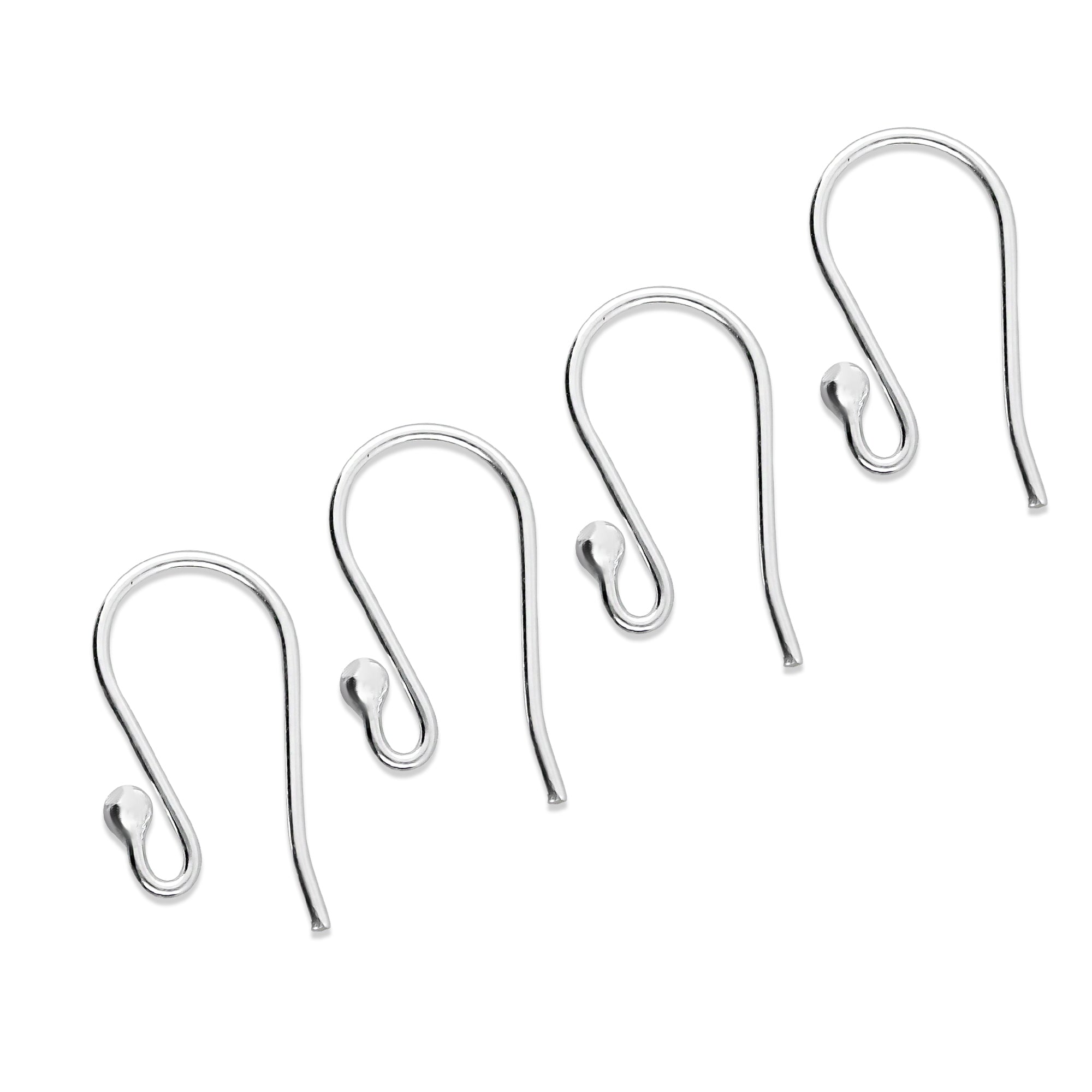 LPAR008 Arillo Gota Gd Para Armar - 2 Pares de Plata .925 2036279815
