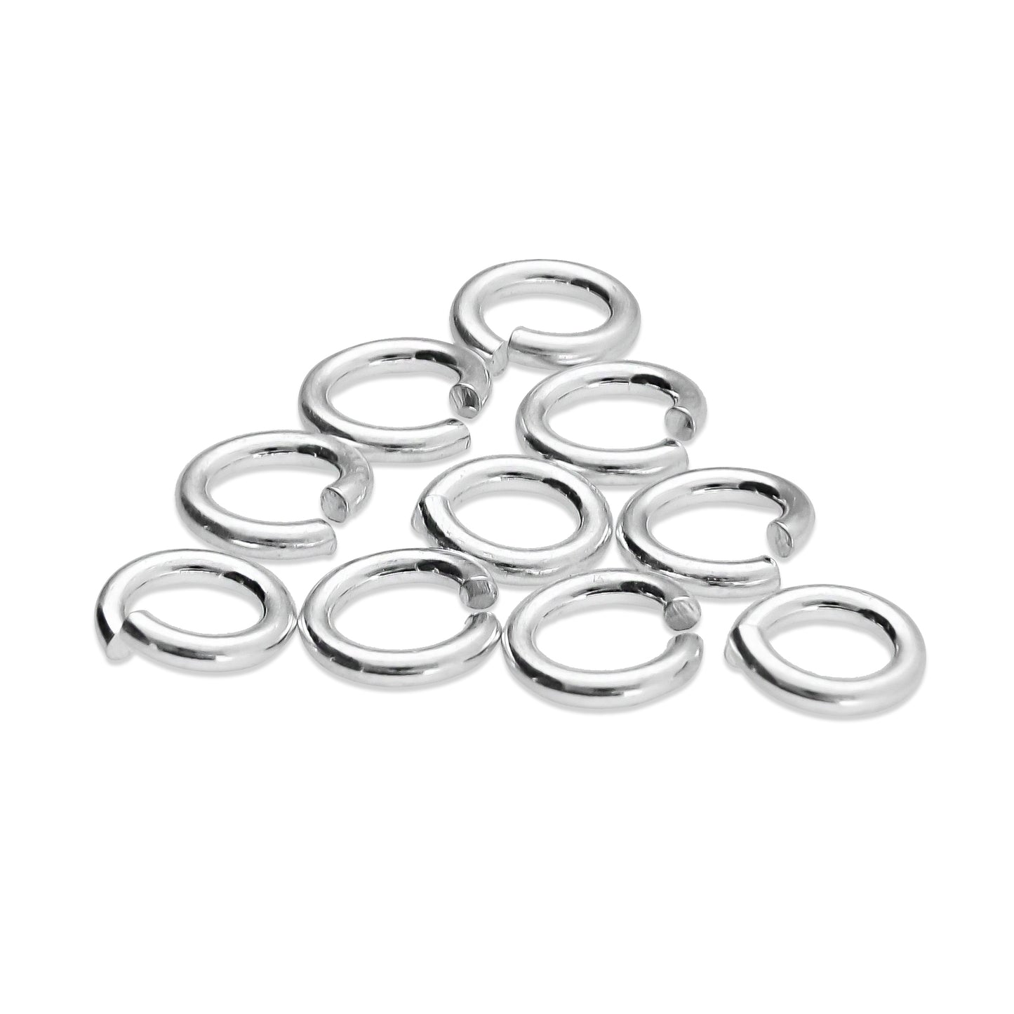 LPARG003 Argollas 5 mm Ref para Armar - 10 Piezas de Plata .925 2023807409