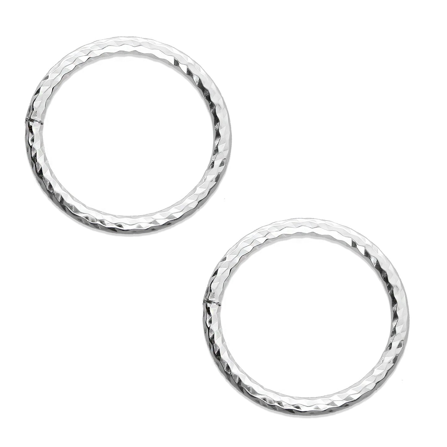 LPARO002 Aros Diam 17 mm para Armar - 2 Pares de Plata .925 2023074595