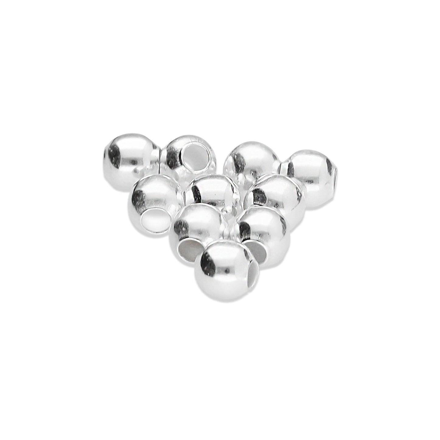 LPBO002 Bola Lisa 3.8 mm para Armar - 10 Piezas de Plata .925 2893401760