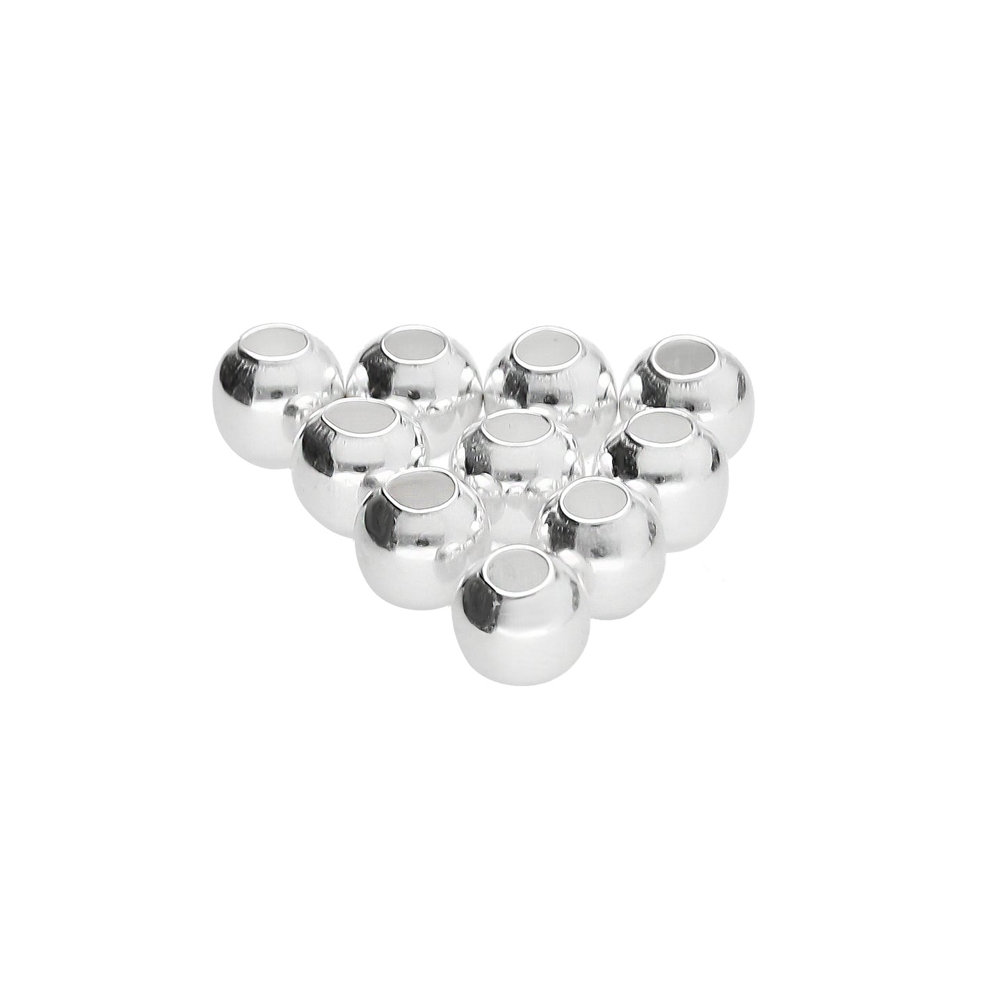 LPBO002 Bola Lisa 3.8 mm para Armar - 10 Piezas de Plata .925 2893401760