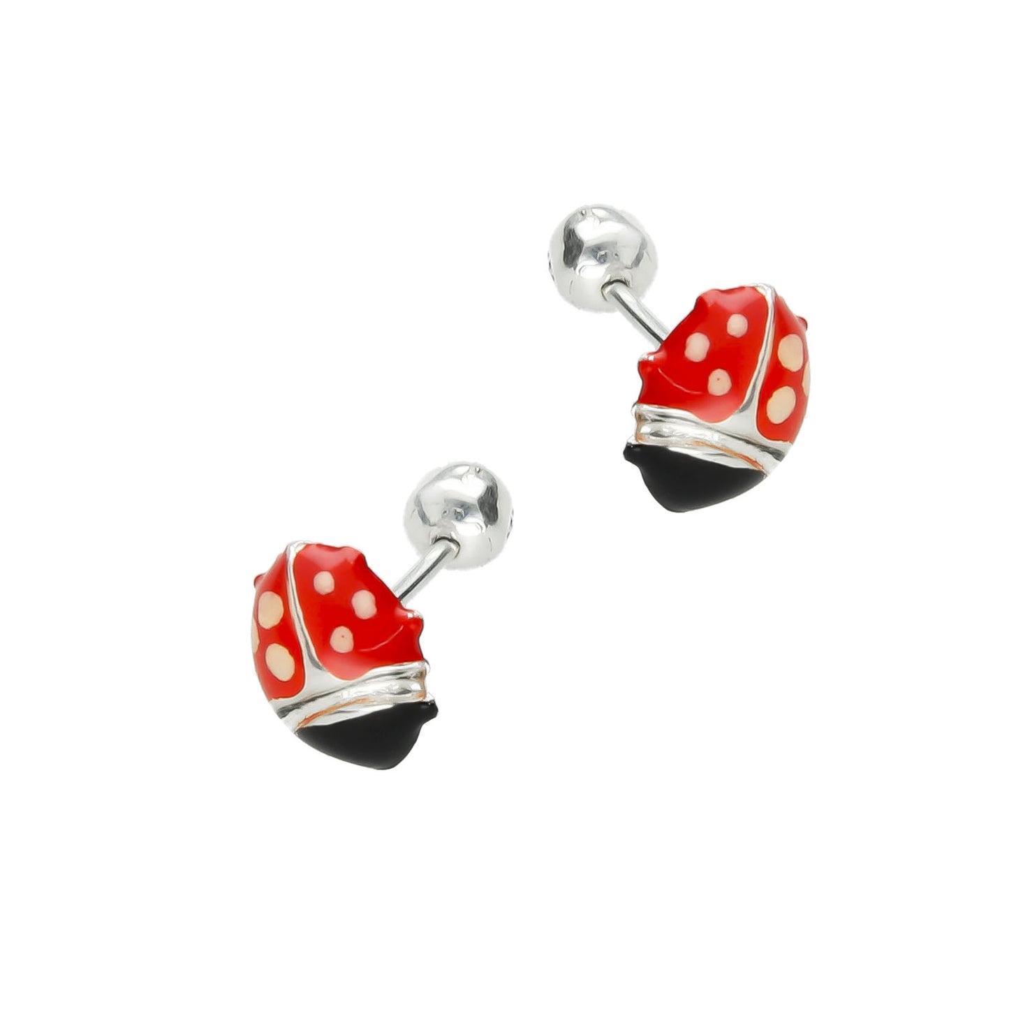 LPBR009 Aretes Broquel D Plata Mod Mini Catarinas Plata .925 Taxco MLM764959774