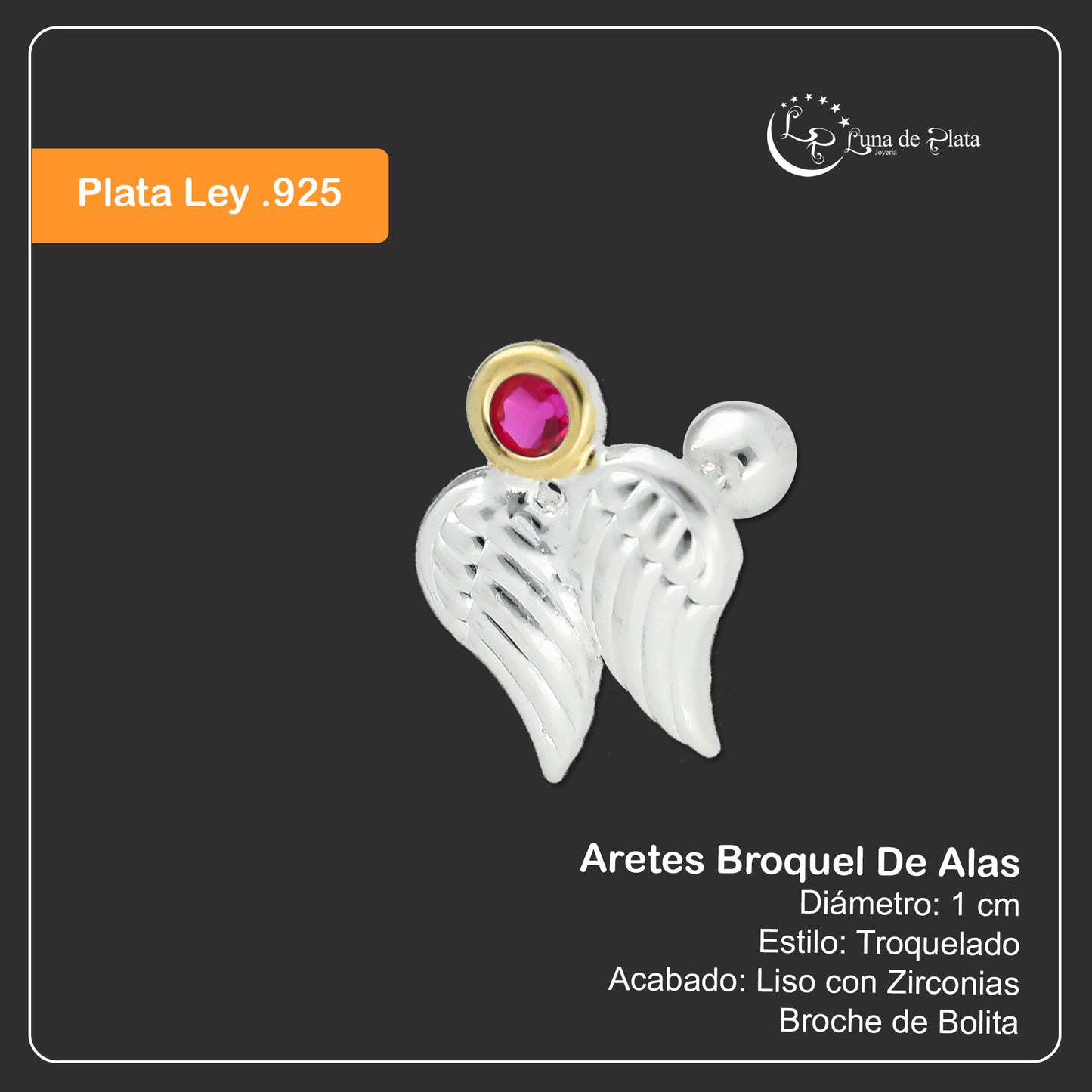 LPBR069 Aretes Broquel De Plata Mod Alas Plata .925 Taxco Gro. 703438331