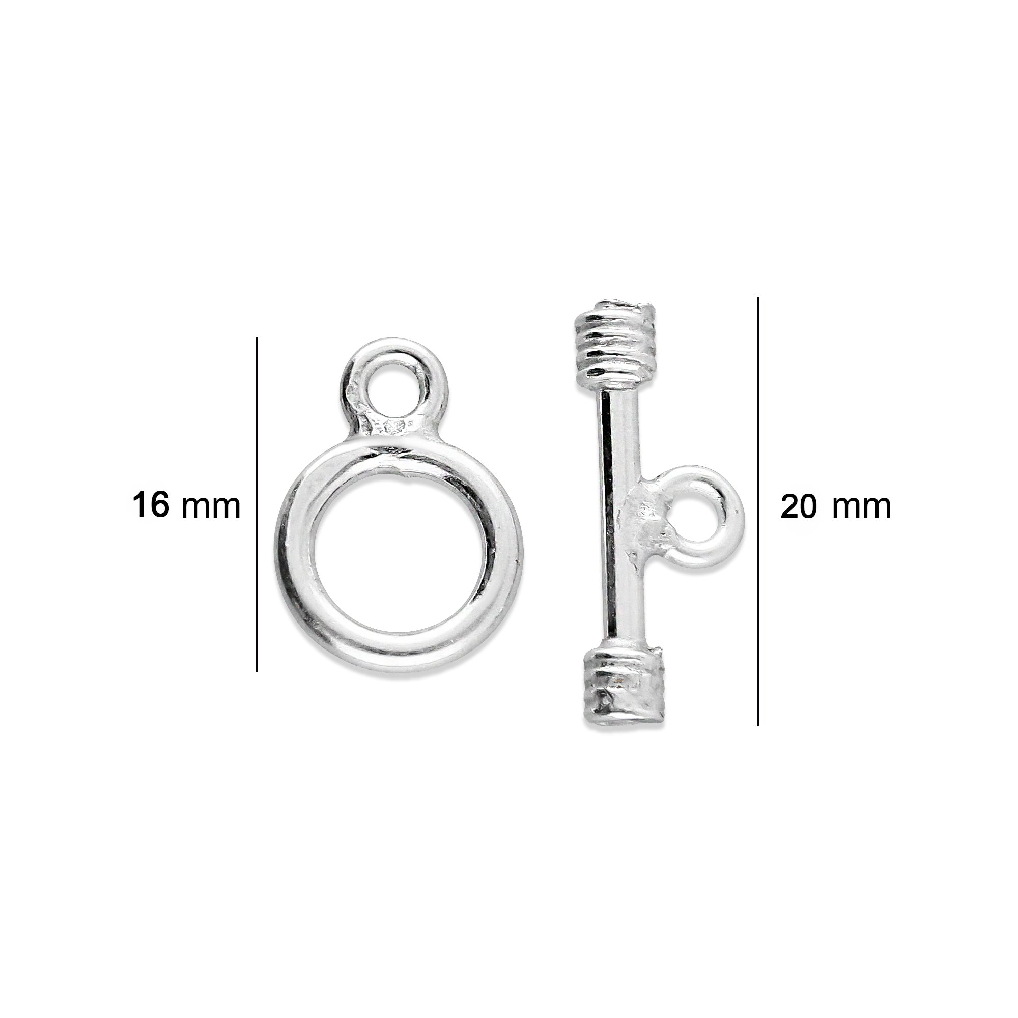 LPBRO003 Broche T en Espiral Gd Para Armar en Plata .925 3176302463