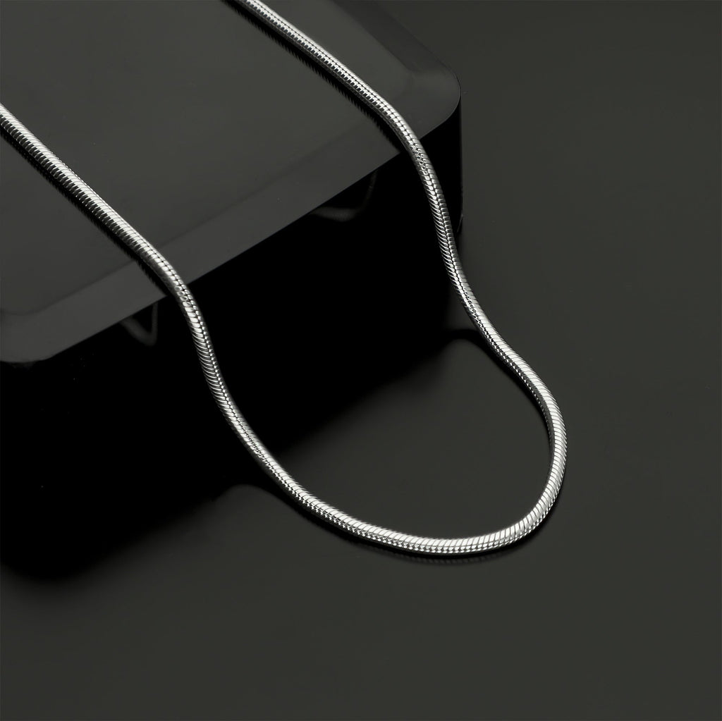 LPCU009-55 Cadena Cola De Rata 2.2 Mm X 55 Cms Super Precio Plata .925 811936153